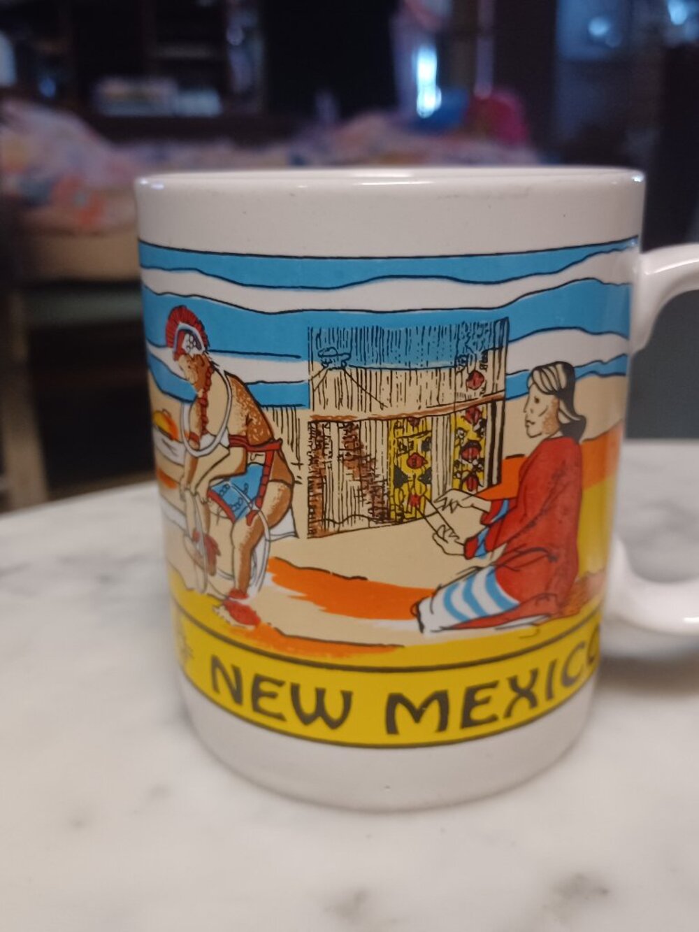 New Mexico Coffee Mug About 4" x 3.5"